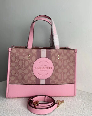 Coach pink tote bag